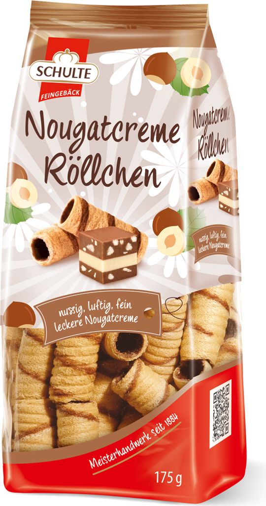 Schulte ořechové nugátové rohlíčky Oplatkové rohlíčky s Obrázek produktu 
