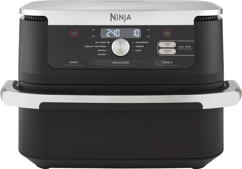 Ninja AF500DE, Teplovzdušná fritéza, 10,4 L, Dvojitý, Obrázok produktu 