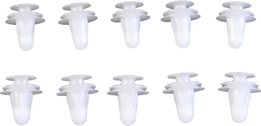 10x METZGER Clip Zier- / Schutzleiste 2280044 Kunststoff
