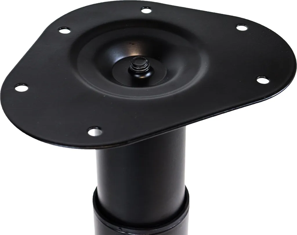 Pied de table pour manger debout ou bureau assis-debout noir réglable