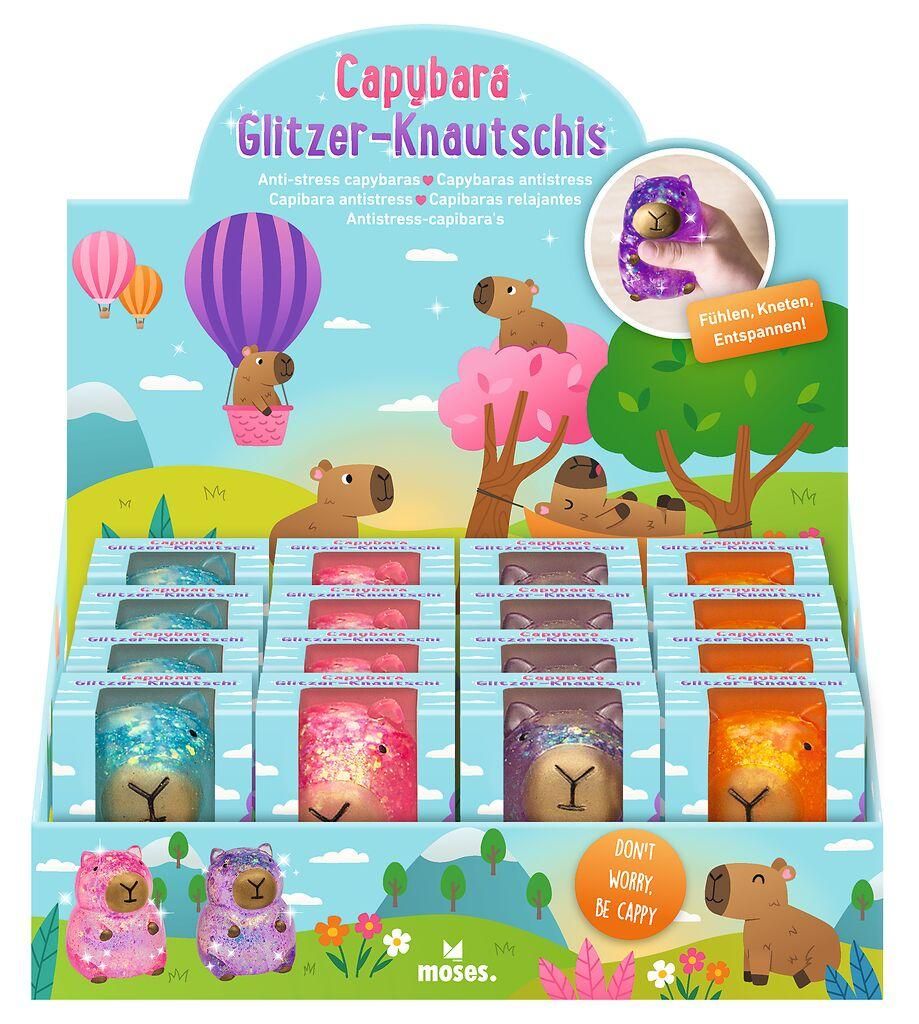 MOSES Capybara Glitzer-Knautschi Produktbild 