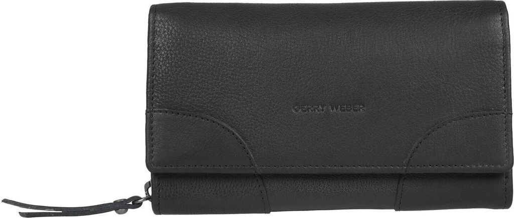 GERRY WEBER Leder Geldbörse Tarragona Purse Black schwarz