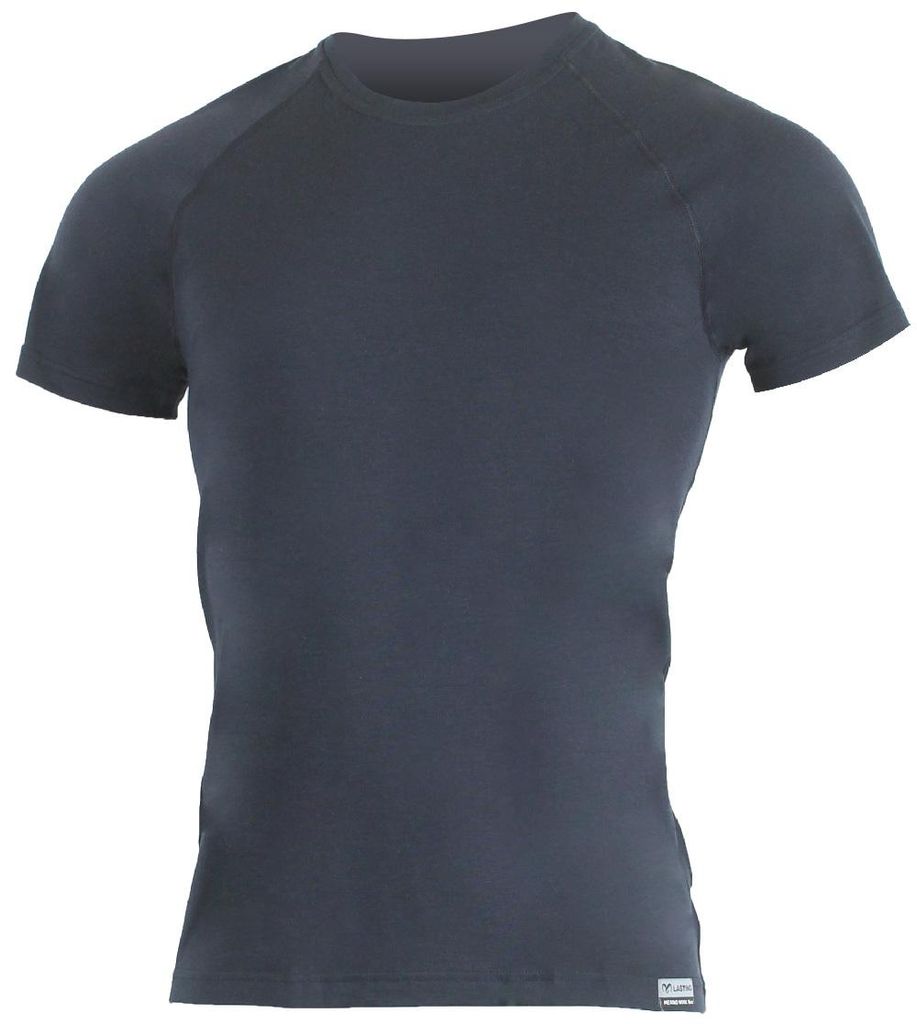 QUIDO Herren Merinowoll-Kurzarm-T-Shirt