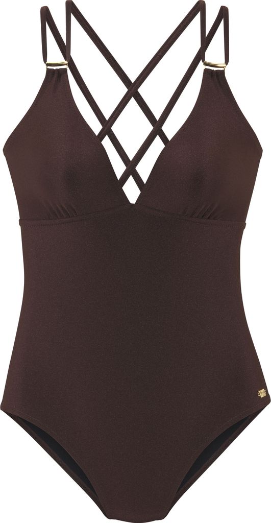 JETTE Badeanzug coffee Größe 36 Cup C/D