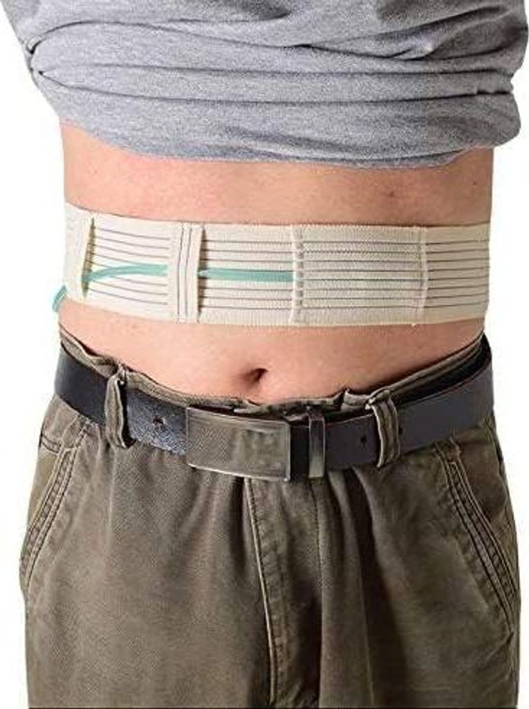 Peritoneale Dialyse-Gürtel, Bauchdialyse Gürtel Atmungsaktiv Verstellbar Katheter Schutzgürtel, Katheter-Unterstützung, Abdominal Dialyse.(M)