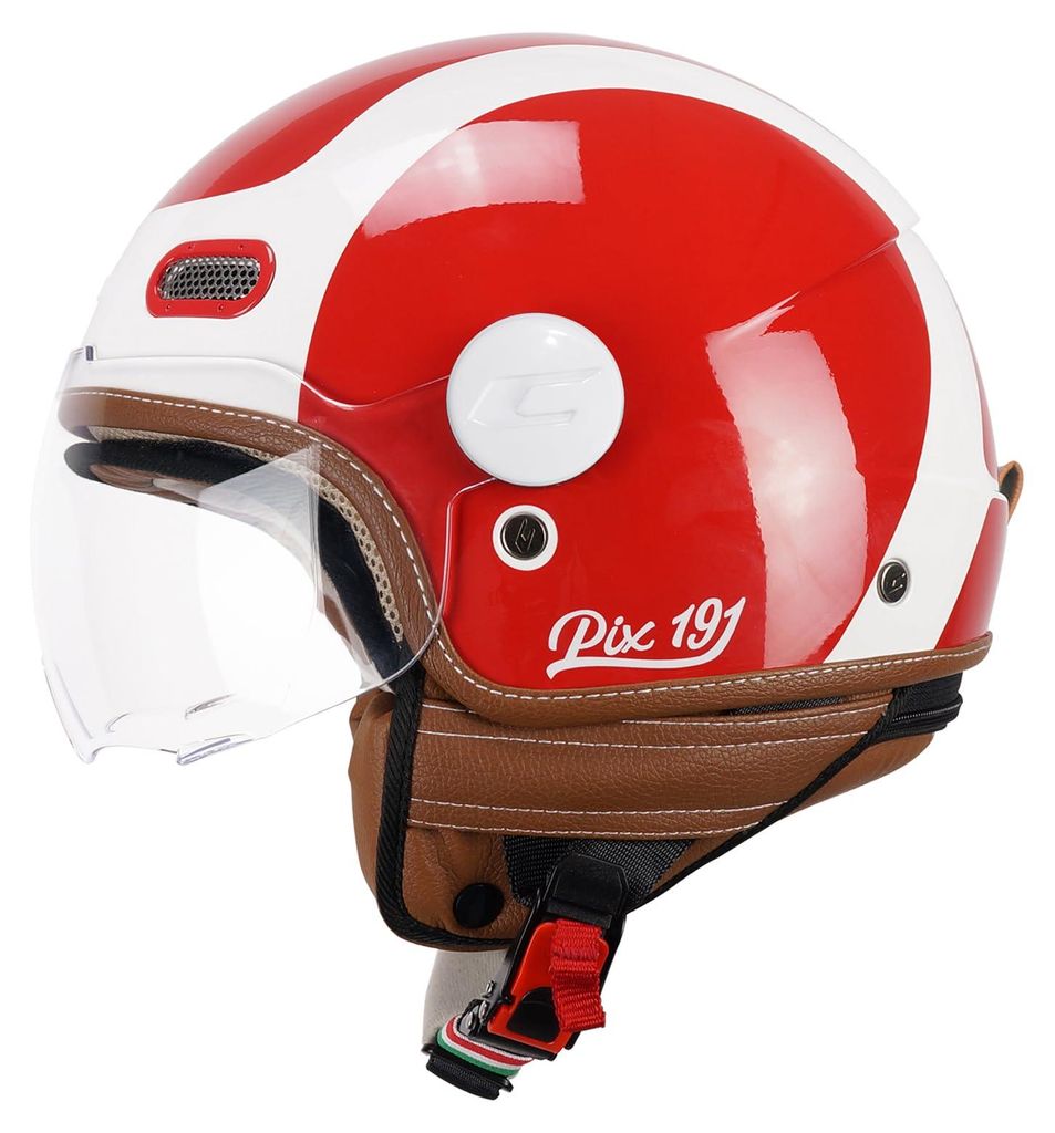 CGM 191G PIX SPRINT Rosso Bianco sagomata M Red White Produktbild 