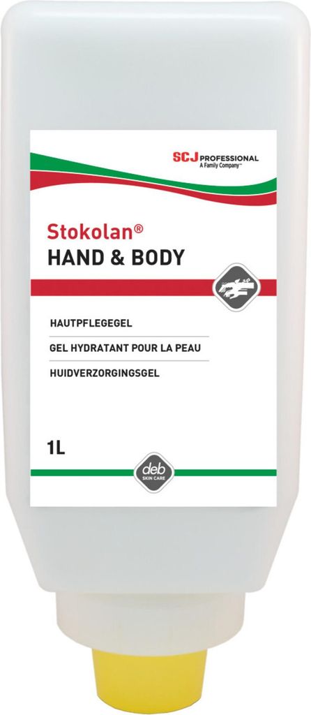 Hautpflegecreme Stokolan Hand & Body 1l Lotion,parfüm. Softflasche SC JOHNSON