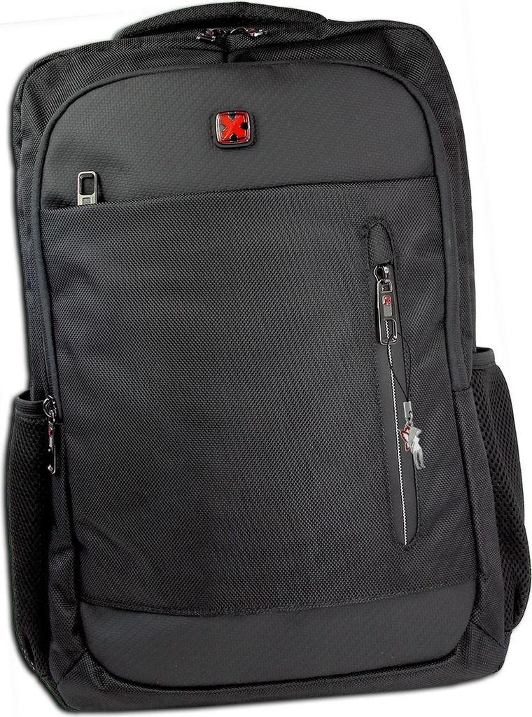 Travel N Meet Businessrucksack, Rucksack gepolstert schwarz Herren ORD4224S