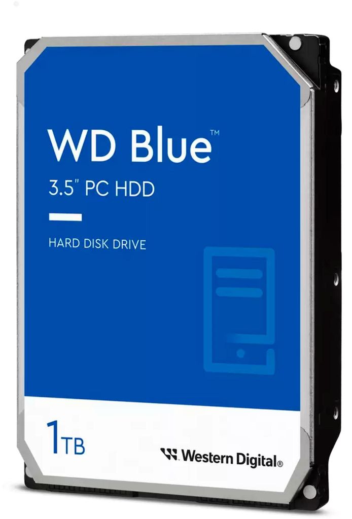 WD Blue 1TB 3,5' Festplatte SATA III 6Gb/s 5400U/min 64Mb Cache WD10EZRZ
