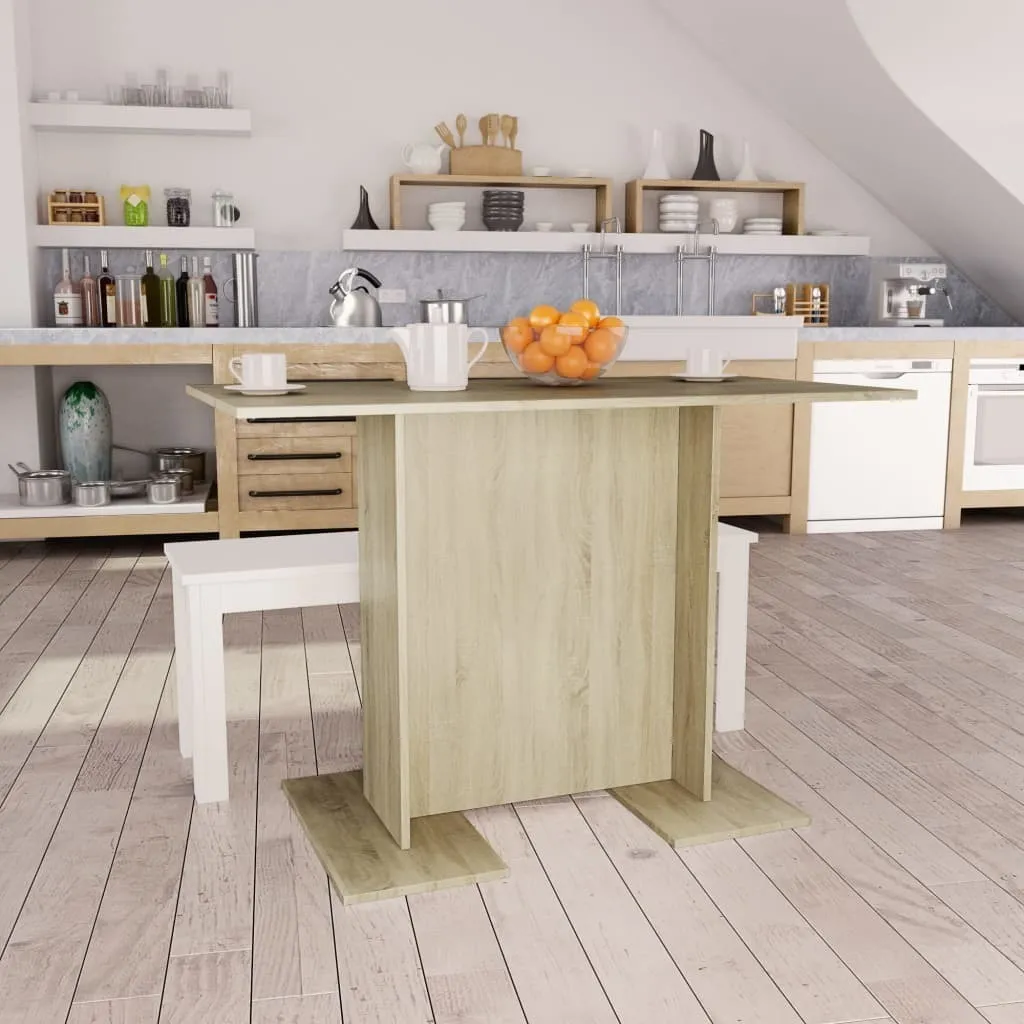 Maison Exclusive - Tavolo da pranzo in rovere Sonoma 110x60x75 cm Materiale ligneo