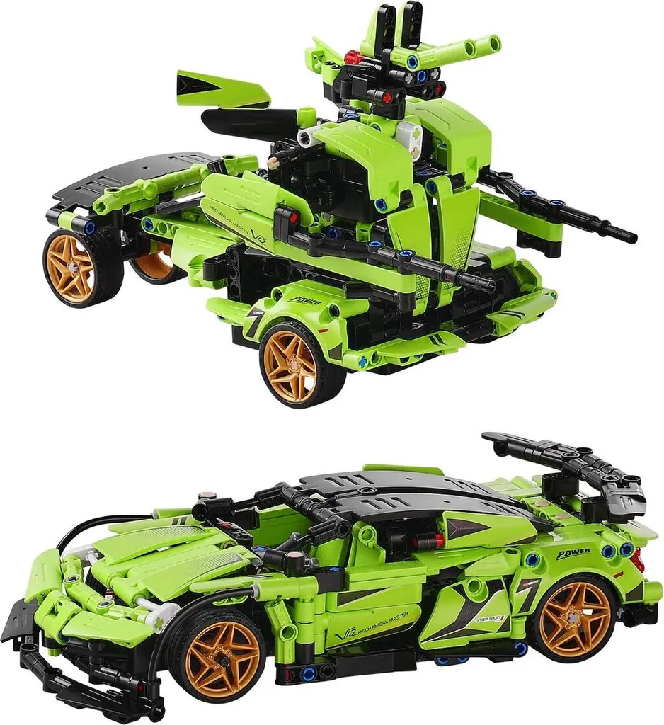 Jouet de construction STEM : finie l'ennui avec ce Robot 2-en-1 de 461 pcs - 9