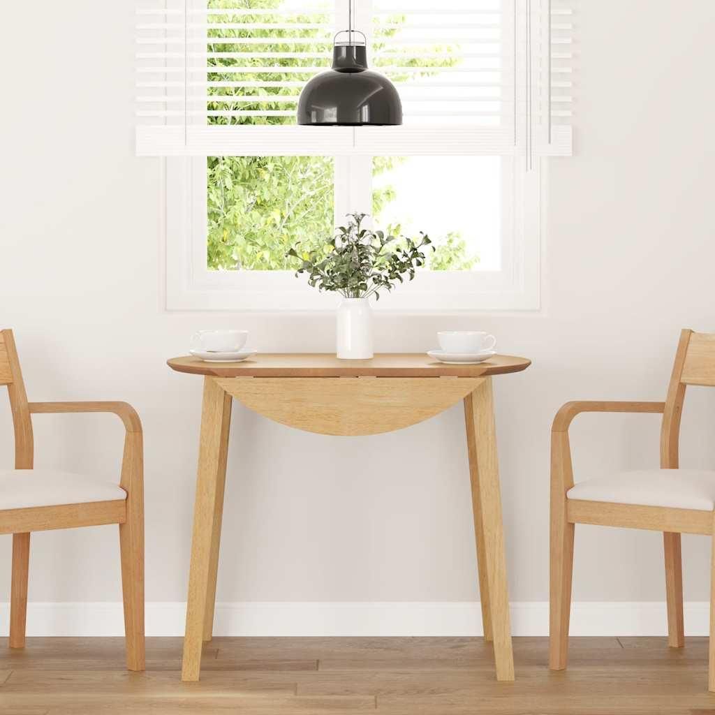 vidaXL Tavolo da pranzo in legno massiccio naturale in Immagine del prodotto 