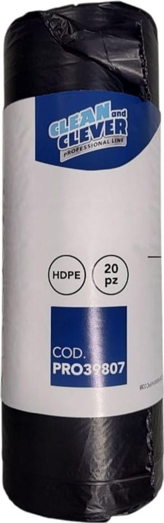 Worki Na Śmieci Wytrzymałe Mocne Czarne Mocne CLEAN CLEVER Zdjęcie produktu 