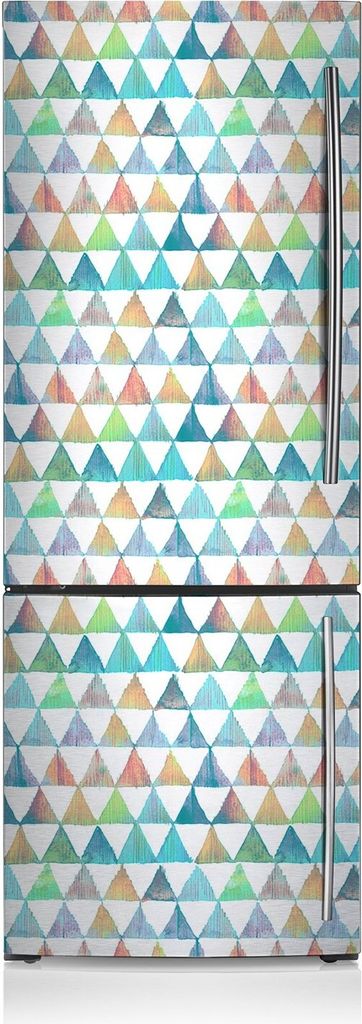 Kühlschrankmagnete Kühlschrank Magnetfolie Magnete Küche 60x205 cm - Geometrische Dreiecke