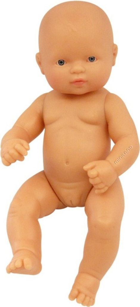 Europejska lalka Baby Girl 32 cm - Miniland Zdjęcie produktu 
