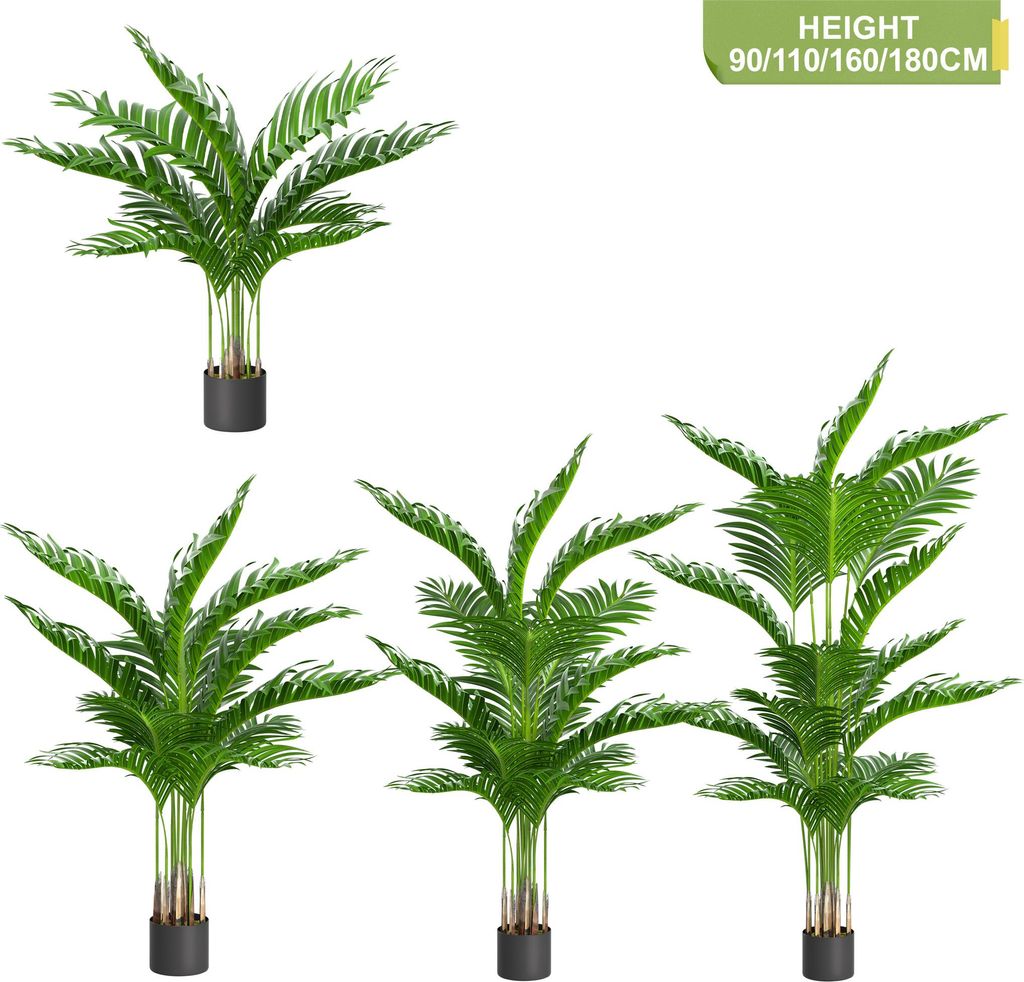 Sessamen-LP Kunstpflanze Kunstpflanze Ficusbaum 110 cm Künstliche Pflanzen wie echt mit Stamm aus Naturholz Künstlichkunstbaum für Wohnzimmer Sc...