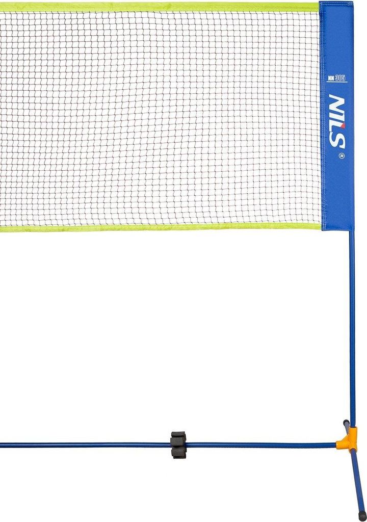 NILS Badmintonnetz 3.05 m x 1.55 m – Freistehendes Netz für Produktbild 