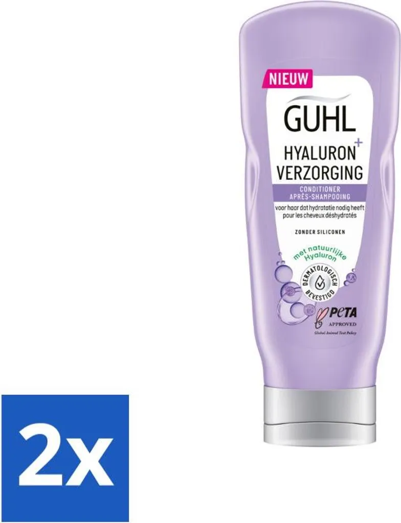 Set 2x Guhl Balsamo Hyaluron+ Care 200 ml Idratazione Intensa