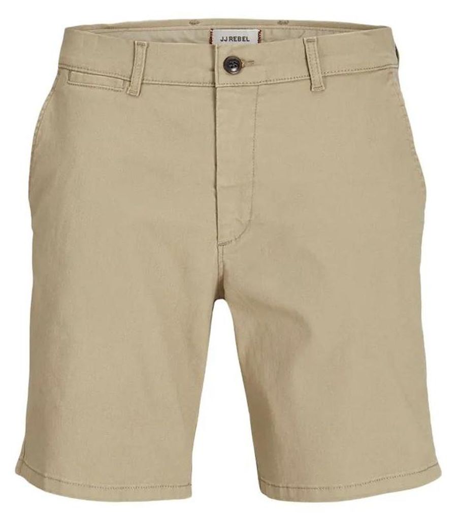 Jj Rebel Sharp Chino Shorts Beige M Mann Beige M