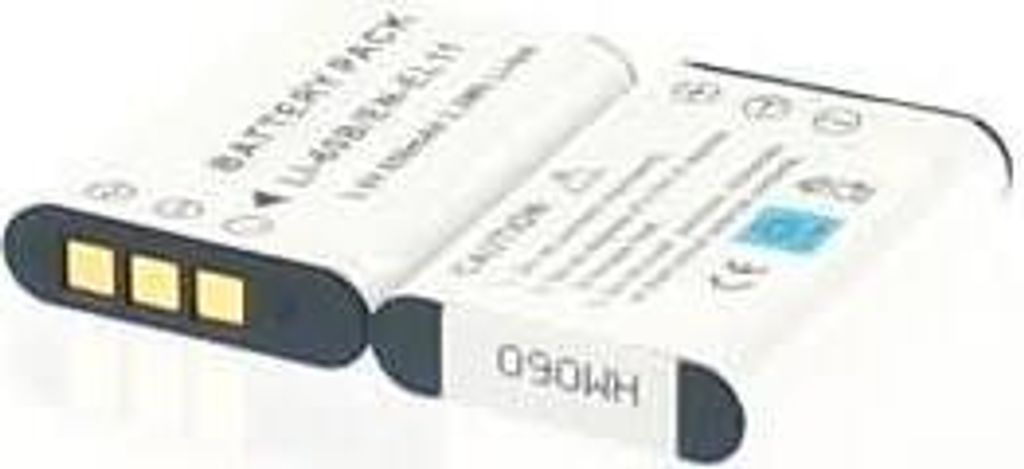 Akku für Pentax Optio W60 Li-Ion 3,7 Volt 600 mAh schwarz.