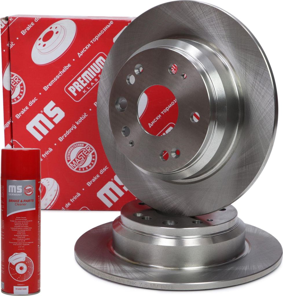 Hintere Bremsscheiben Set für Honda Accord VII