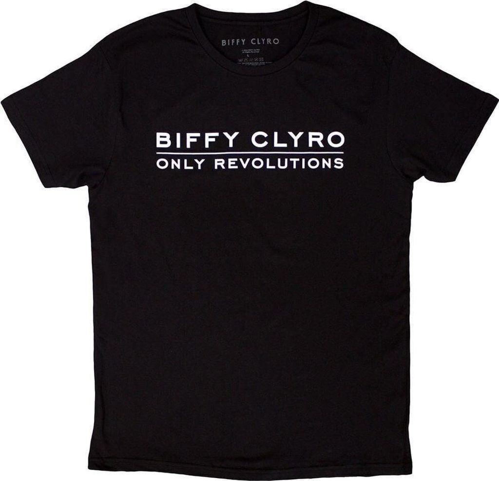 Biffy Clyro Only Revolutions Black XL T-Shirt