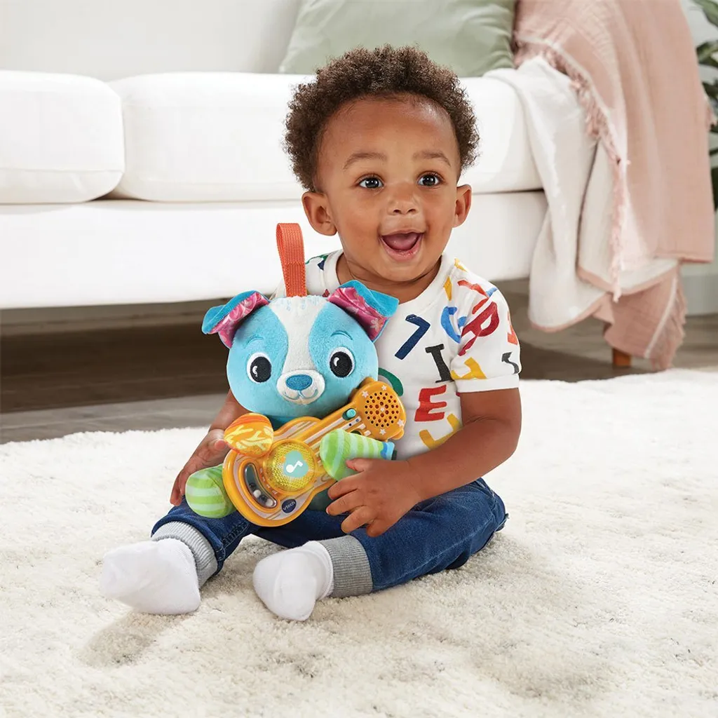 Peluche Musicale Bébé VTech Chiot Éveil - Jouet Interactif 3 Mois ESP
