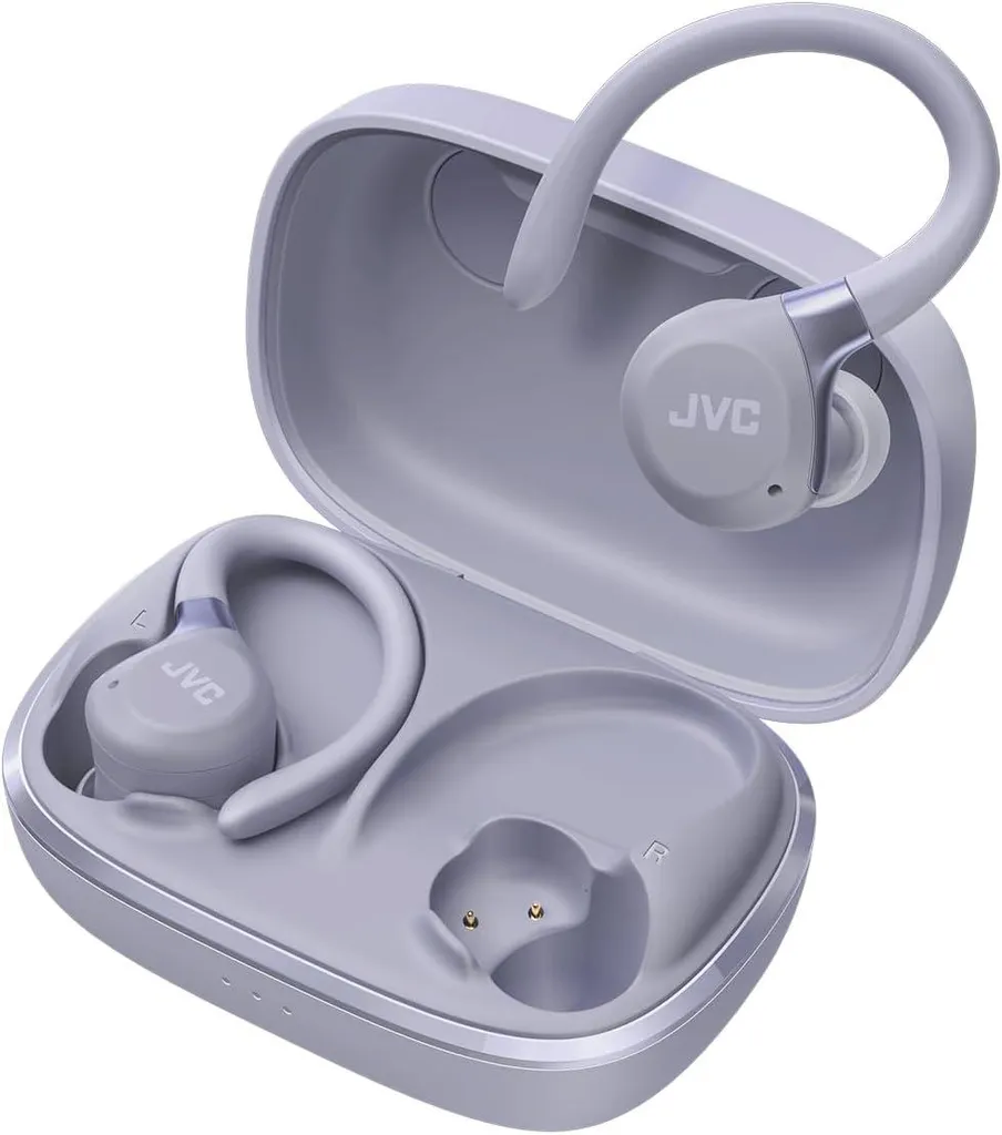 In-Ear-Kopfhörer mit verstellbaren Bügeln, Active Noise Cancelling, Umgebungsmodus, IP57, 40 Std. Akkulaufzeit, App-EQ, geringe Latenz, Mikrofon