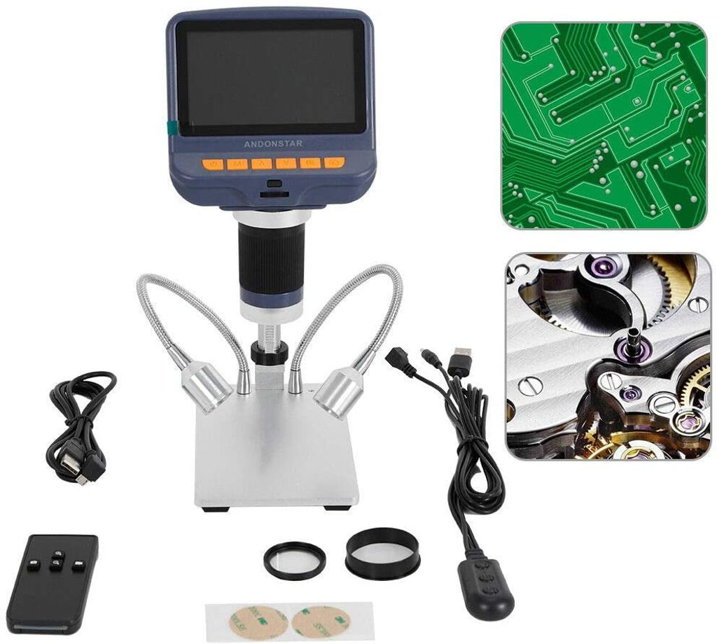 Digitální mikroskop 4,3" LCD displej AD106S HD1080P USB SMD Obrázek produktu 5