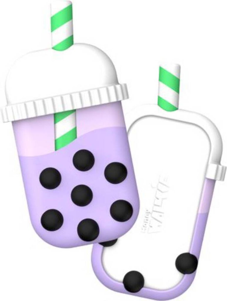 MONEY WALKIE, Kontaktloses Portemonnaie Modell Bubble Tea, Violett