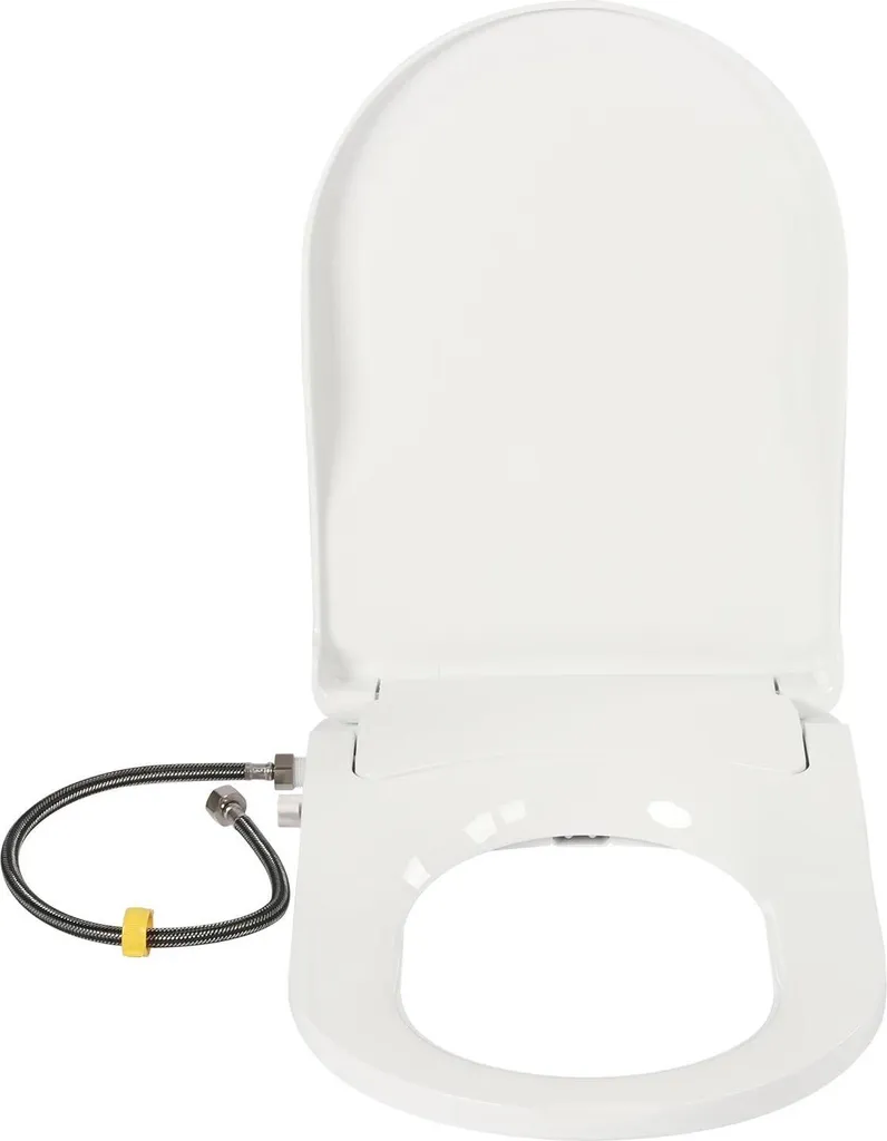 Sedile WC Bidet Ecologico: Igiene a Doppio Getto Senza Elettricità