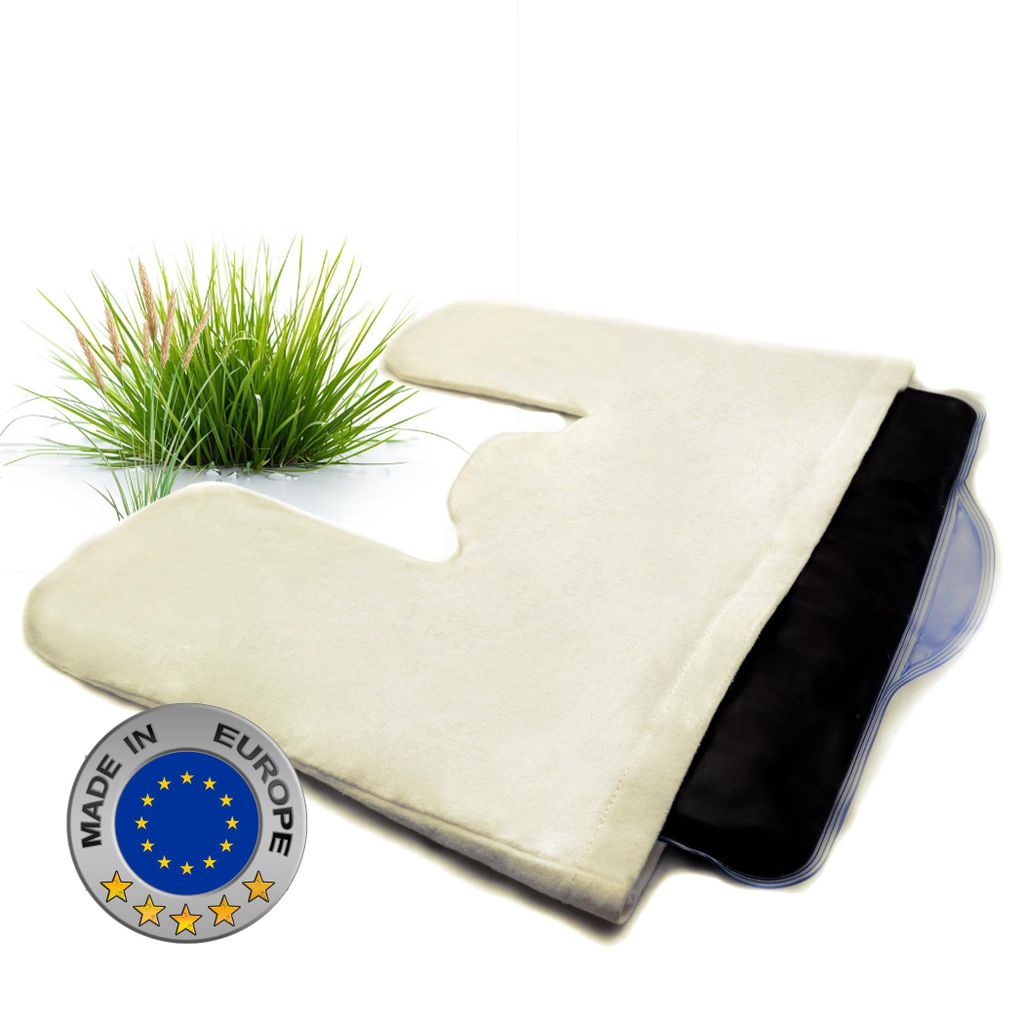 cuscino in torba axion® 36 x 28 cm per il collo con fodera Immagine del prodotto 