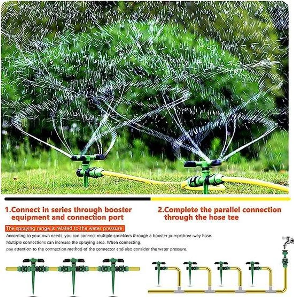 Arroseur de jardin rotatif : fini les zones sèches sur votre gazon