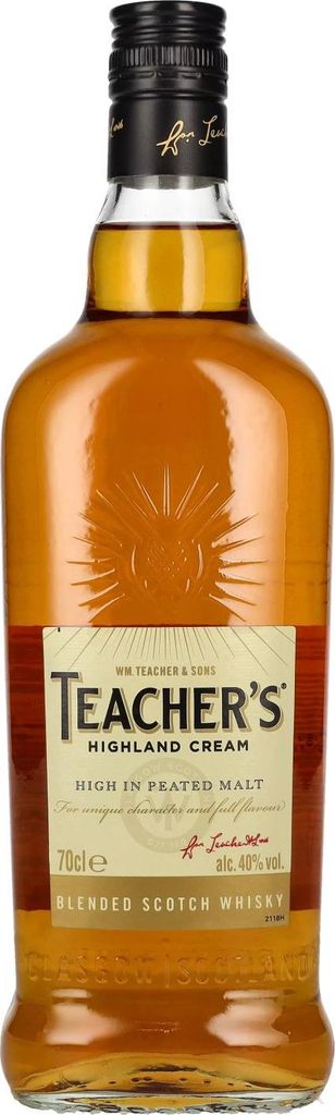 Teacher's Highland Cream Scoth Blended Whisky | 40% vol | Produktbild 