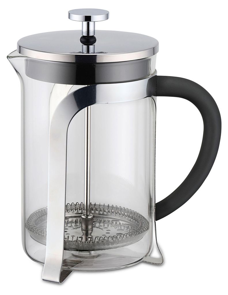 WEIS Pressfilterkanne 0,35l Borosilikatglas/Edelstahl