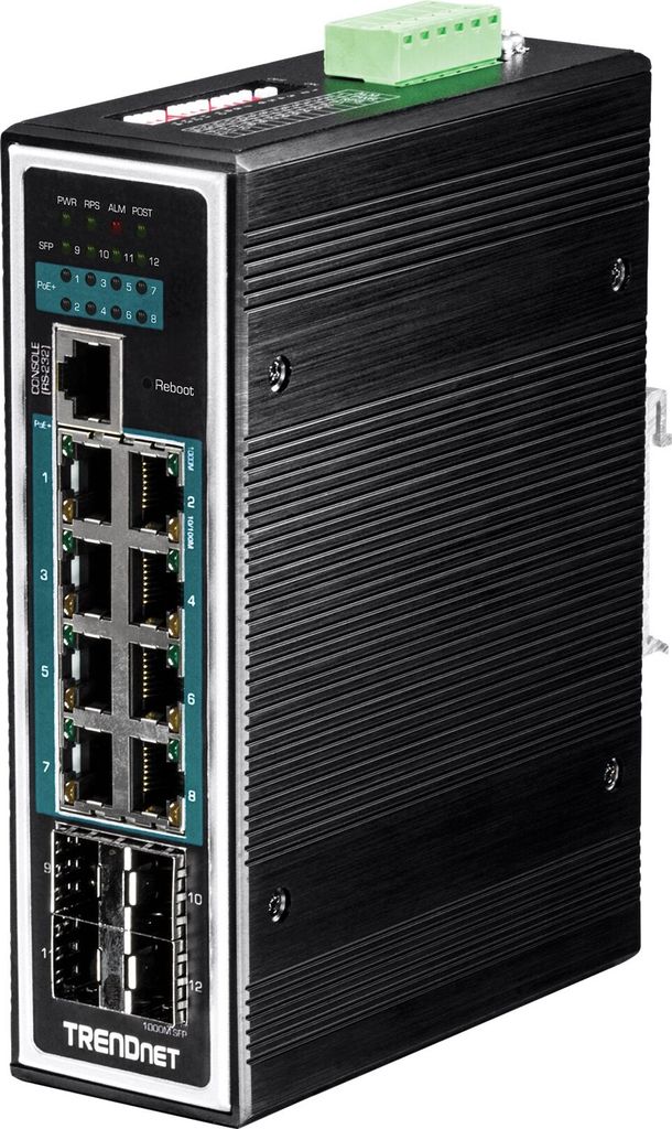 TRENDnet TI-PG1284i 12 Port Rail Switch