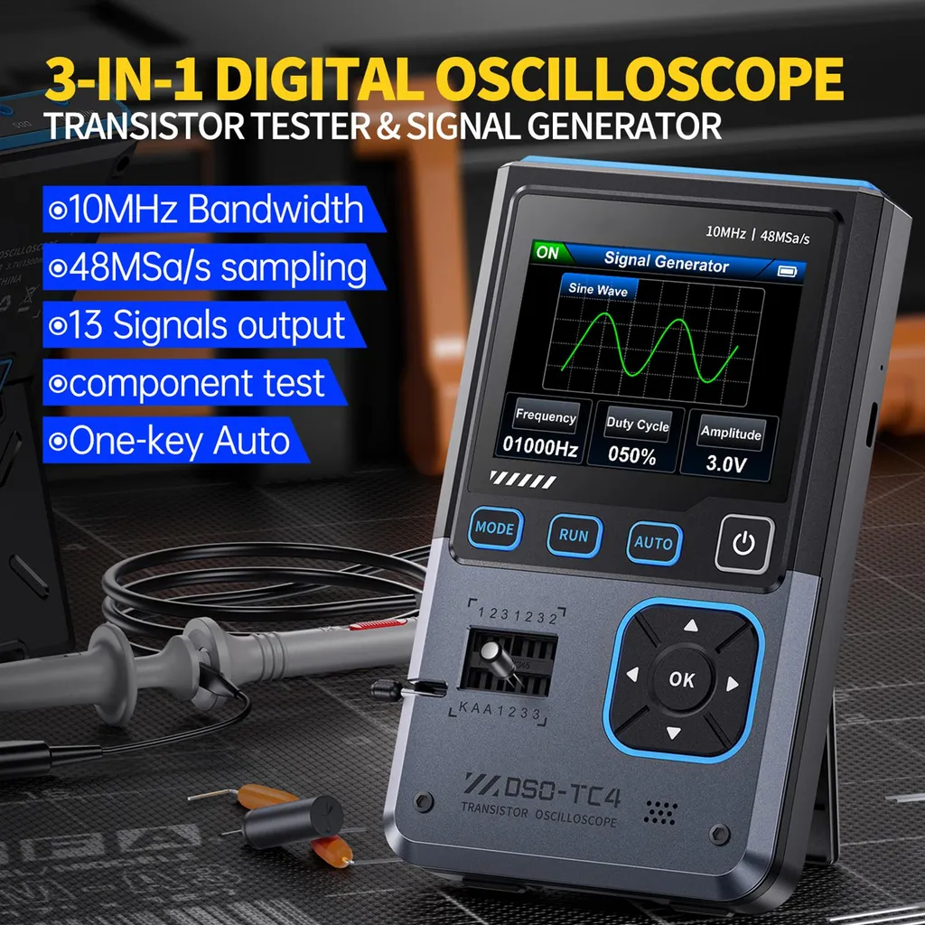 Oscilloscope de Poche pour Diagnostic Électronique et Tests de Circuit - 8