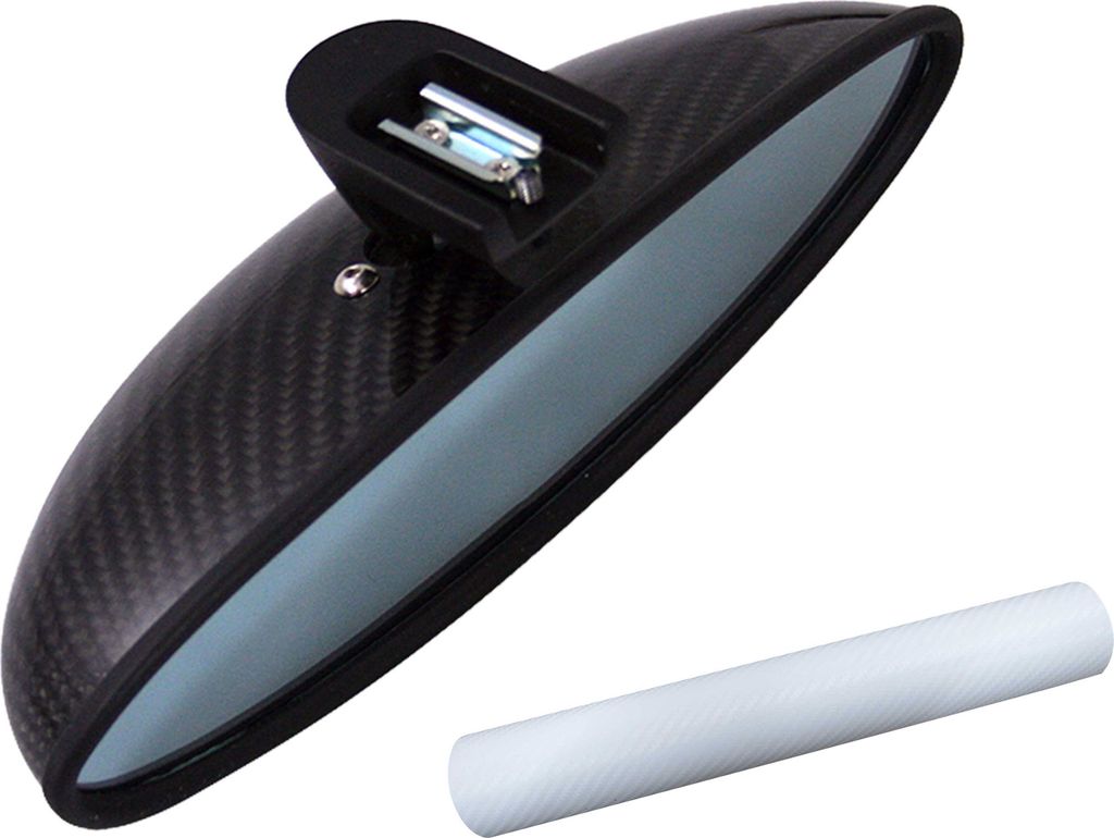 PREMIUM Spiegel Innenspiegel Design Folie Set Carbon Weiß für viele Fahrzeuge