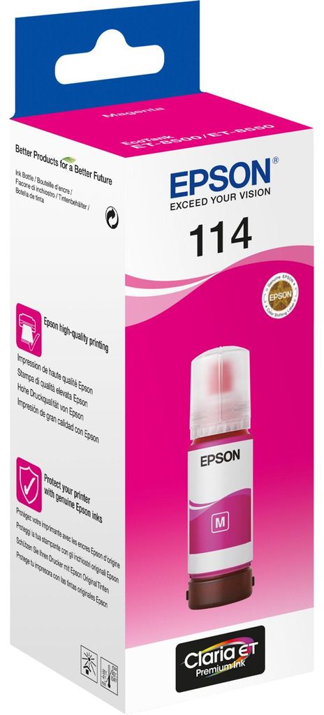 Epson EcoTank magenta T 114 70 ml               T 07B3 Produktbild 