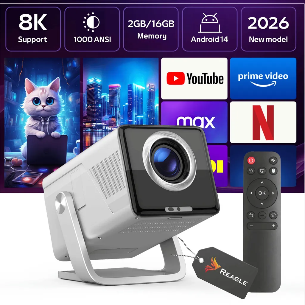 Projecteur LED Autofocus REAGLE : Finis les réglages pour votre 8K