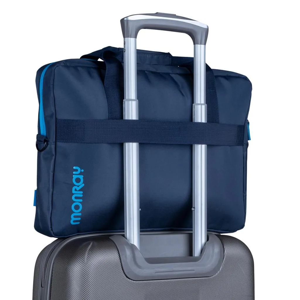 Sacoche PC 15.6 antichoc NGS Ginger Blue porte-documents résistant - 2