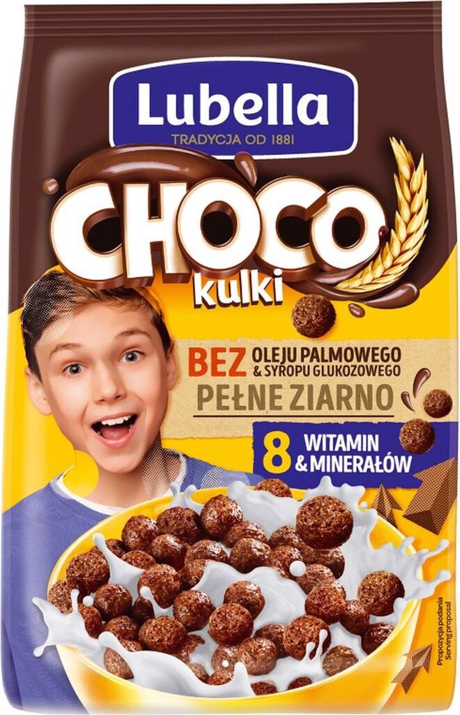 Lubella Choco Cereálne guľôčky s príchuťou čokolády 250 G Obrázok produktu 