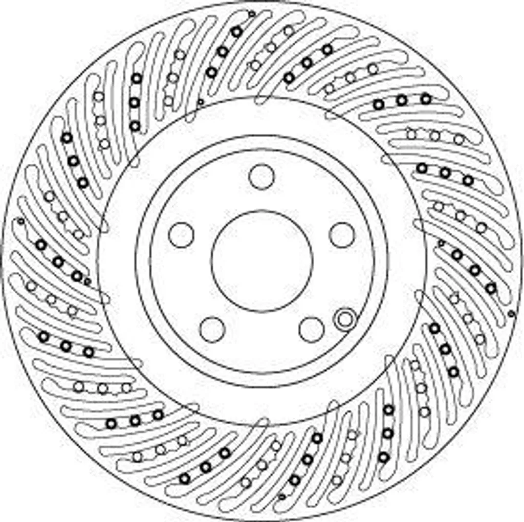 Disque de frein TRW DF6674S pour l'entretien de votre Mercedes SLK