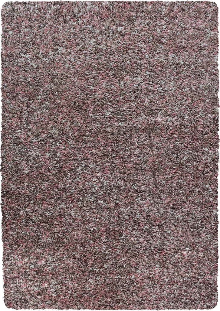 Grand Tapis de Chambre Rose 120x170 cm Moelleux Style Berbère Moderne