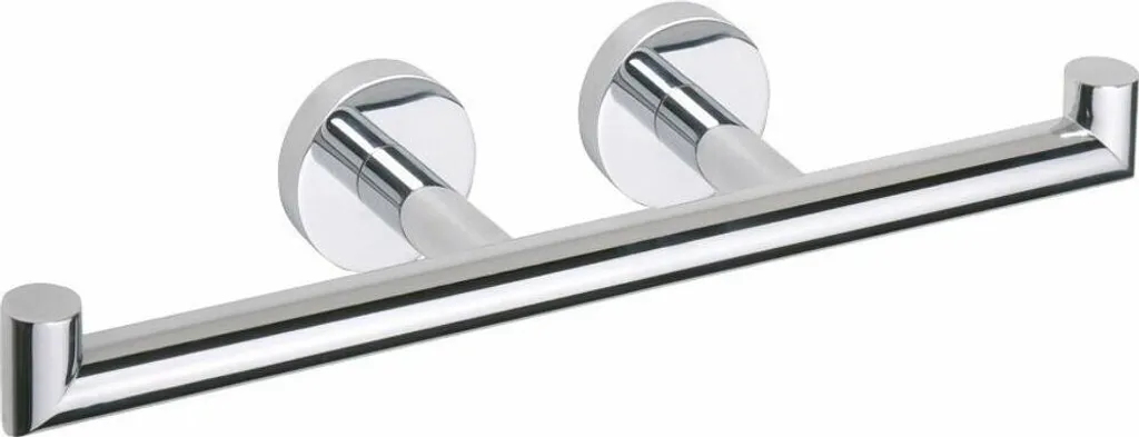 Porte-papier toilette double OMEGA en laiton pour salle de bain moderne