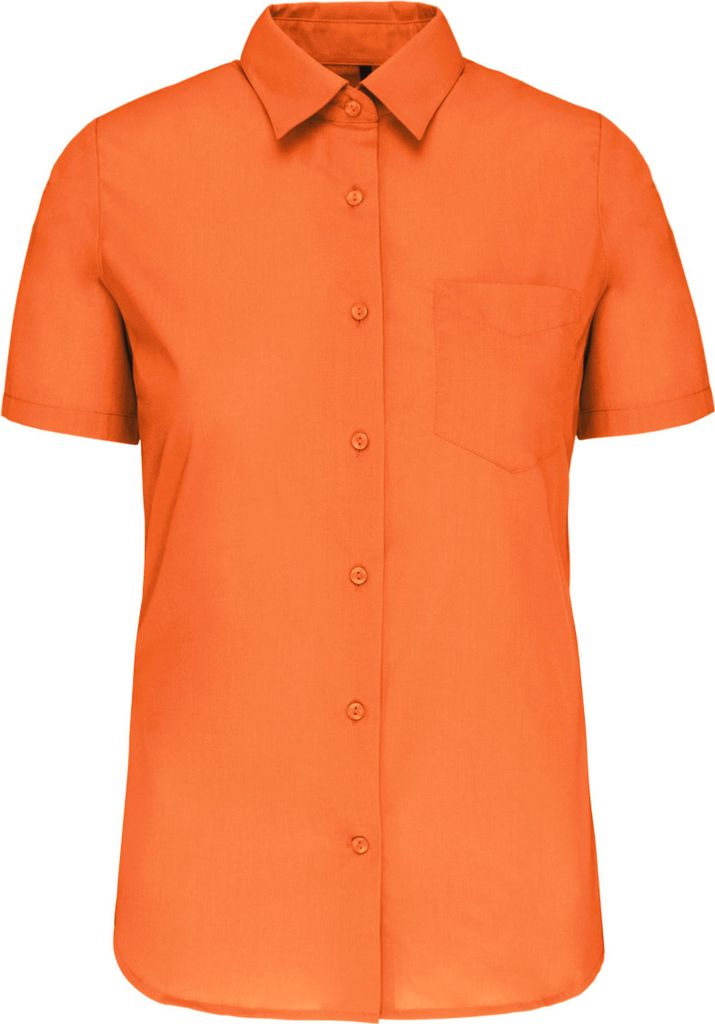 Chemise à manches courtes en popeline de Kariban Coton Image du produit 