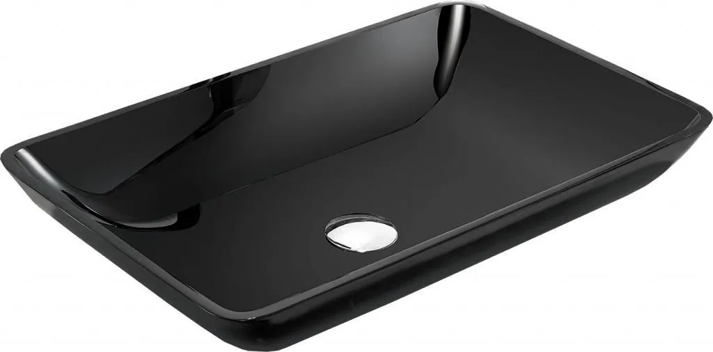 Lavabo in Vetro Nero Mexen Megan 56x36 cm | Design da Appoggio 24135670