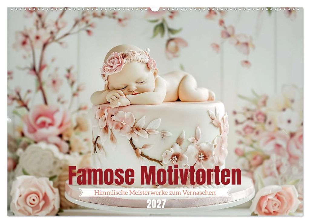 Famose Motivtorten (Wandkalender 2027 DIN A2 quer), CALVENDO Monatskalender