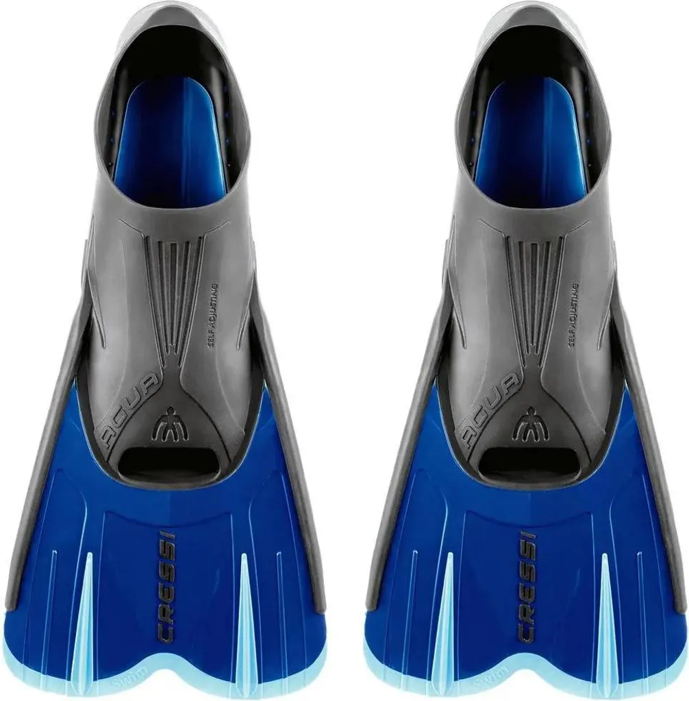 Cressi Agua Short Palmes de Natation Bleu Taille 47-48 pour Piscine