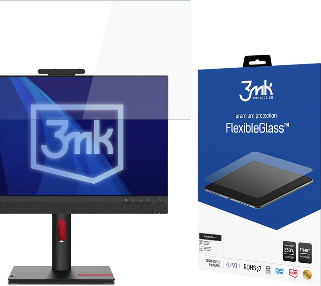 3mk Display Hybridglas FlexibleGlass für ThinkCentre Tiny-In-One 24 Gen 5 0,3mm 7H